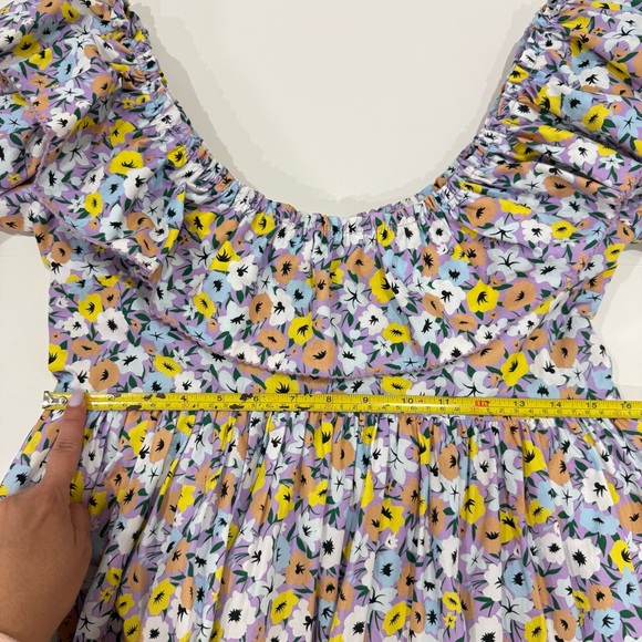 Agua By Agua Bendita Short Dress Flor La Fania Lila Size Small - Picture 9 of 10